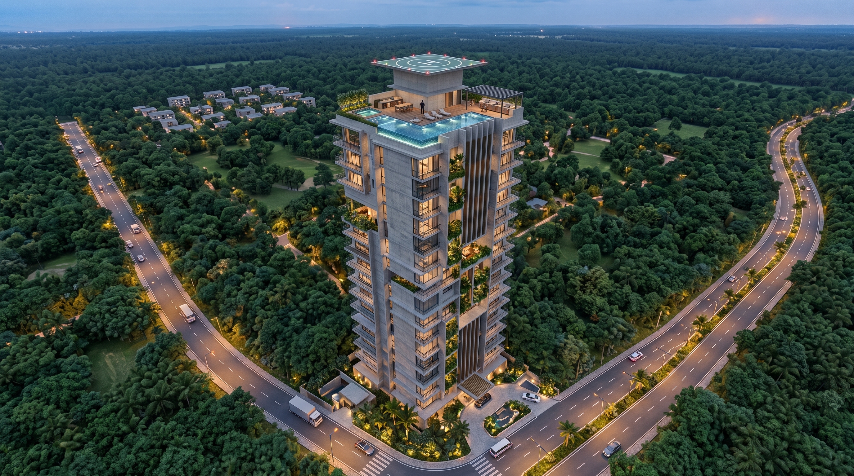 Architectural hero image for Sampan Metro Square