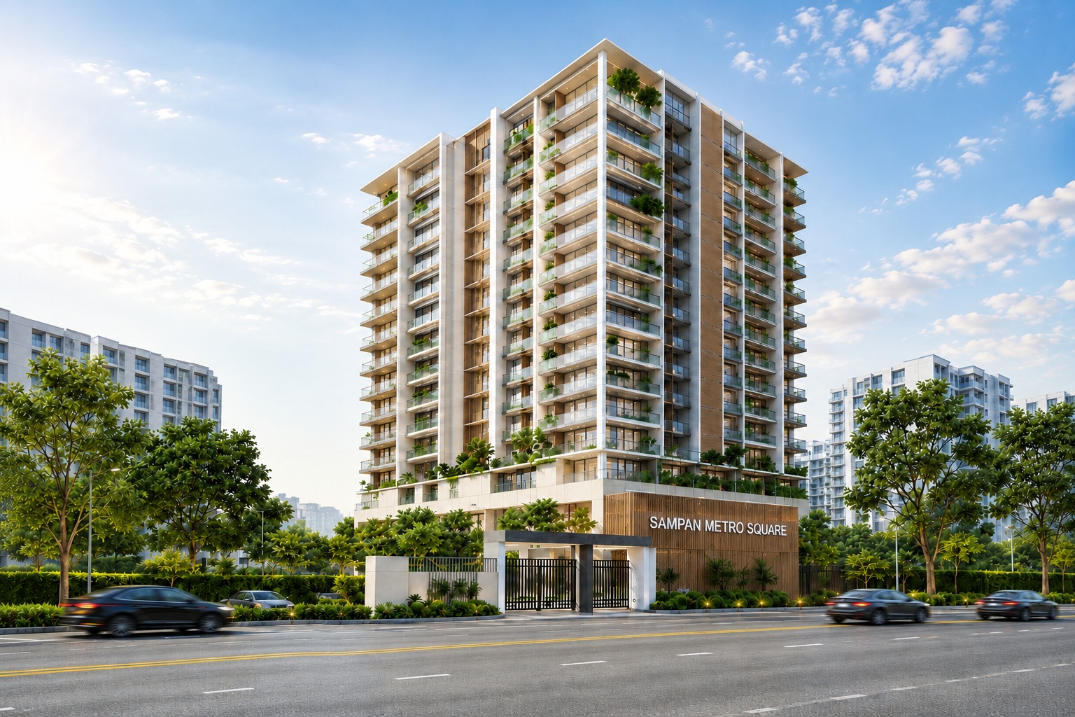 Premium architectural commercial and residential development